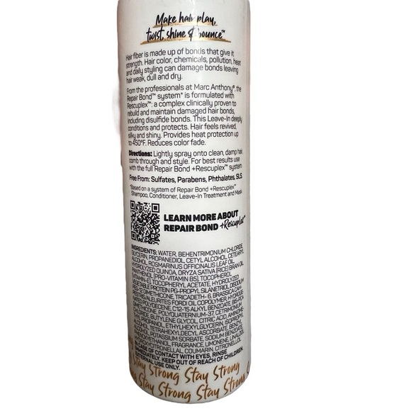 Marc Anthony Repair Bond Hair Care NEW! - Picture 4 of 4
